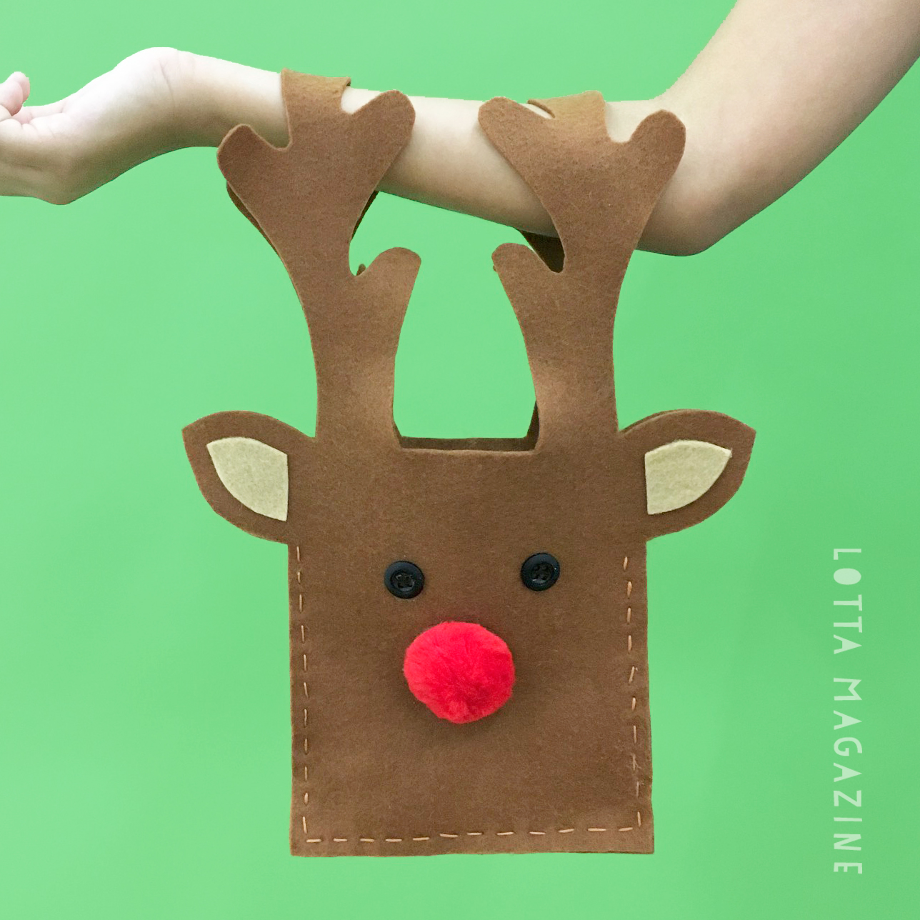 Lotta Rudolph Christmas bag for kids