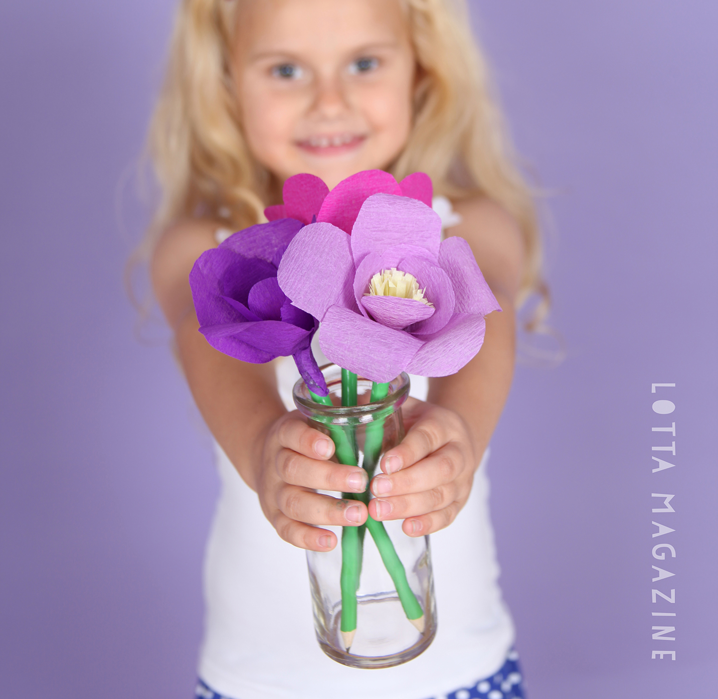 Flower pencils