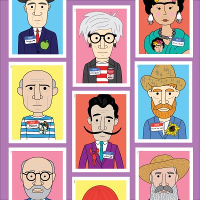 Lotta famous artist classroom posters | Art history for kids