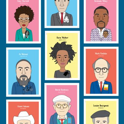 Lotta famous artist classroom posters #4