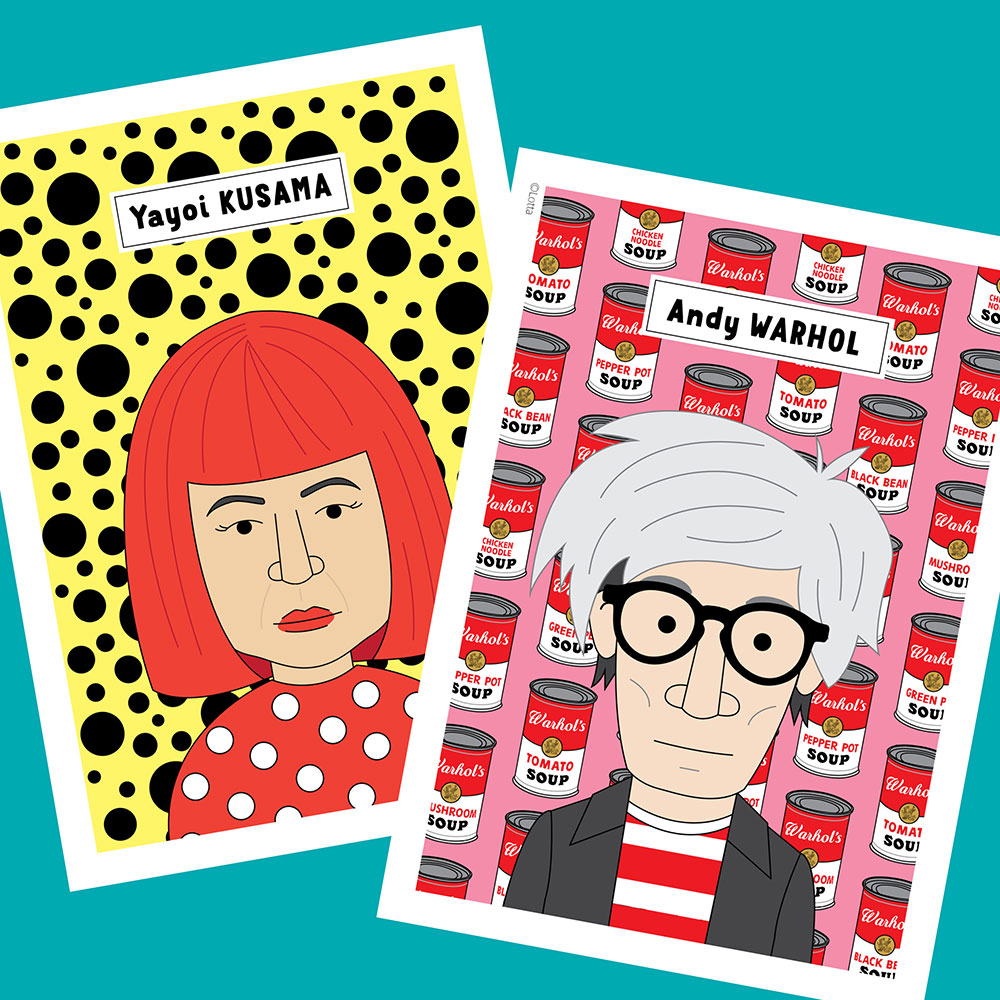 Famous Artist Pattern Posters 2 10 Artists famous-artist-pattern-posters-2-10-artists