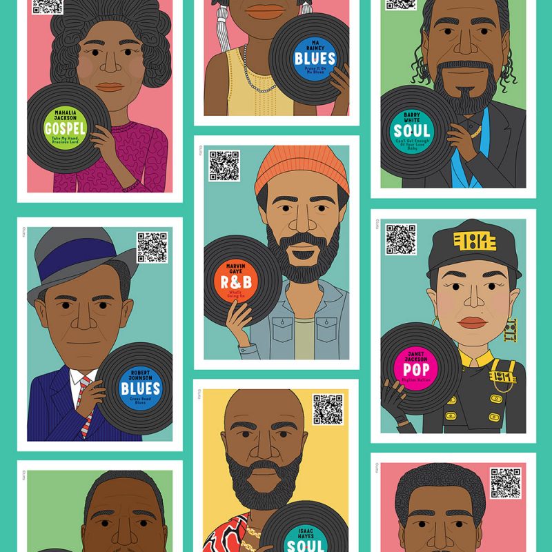 Famous musicians songwriters posters for music classroom decor