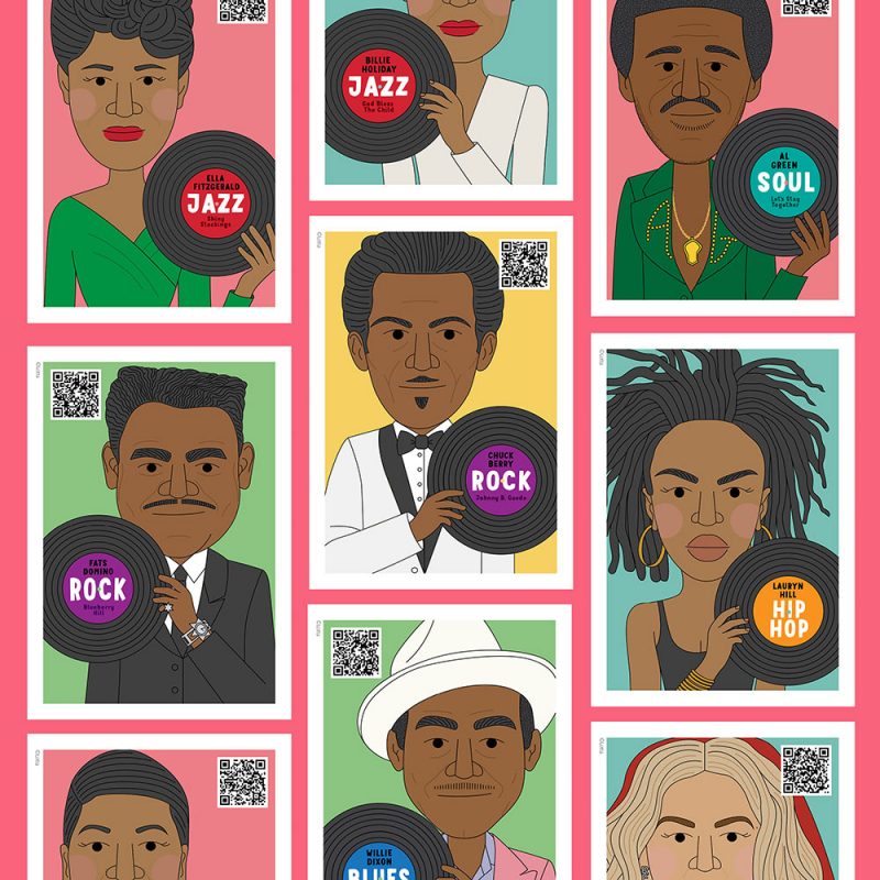 Famous musicians songwriters posters for music classroom decor