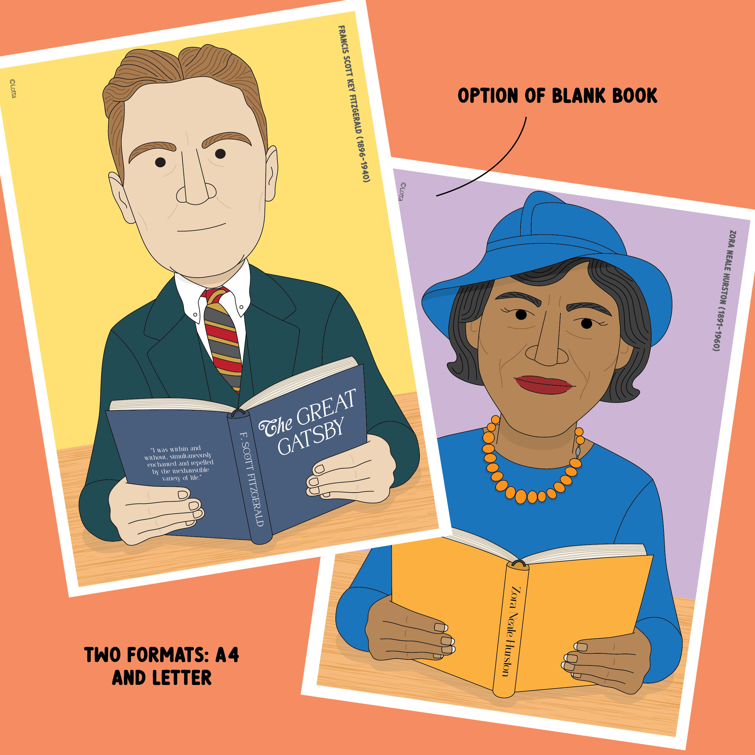 Famous authors posters 3 (American authors) - Image 4