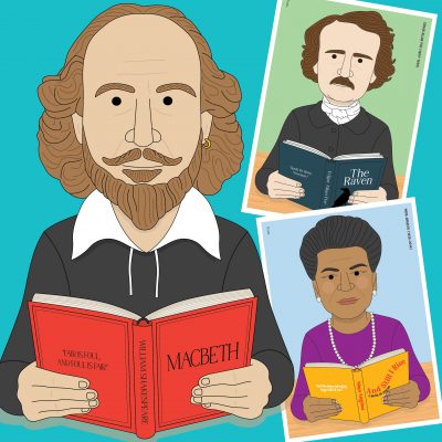Famous author posters 4 (poets & playwrights)