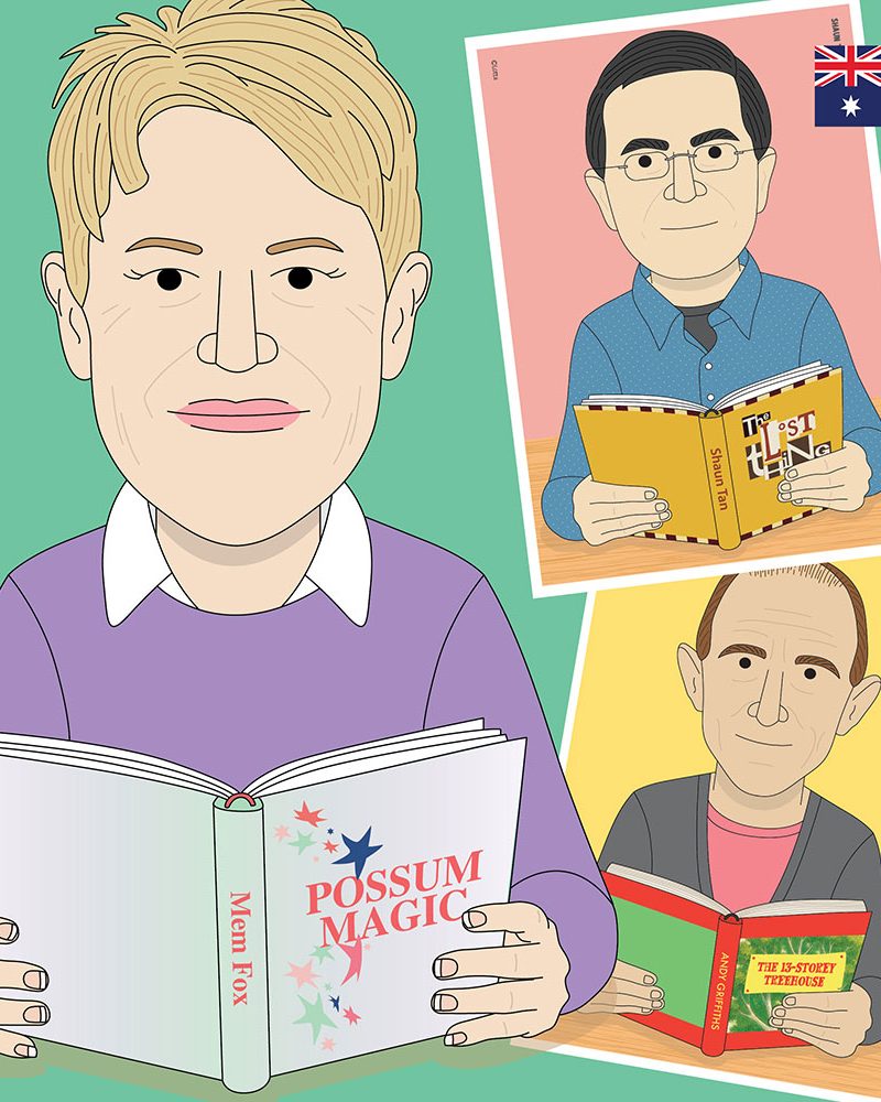 Famous Australian Author Classroom Posters for Book Week