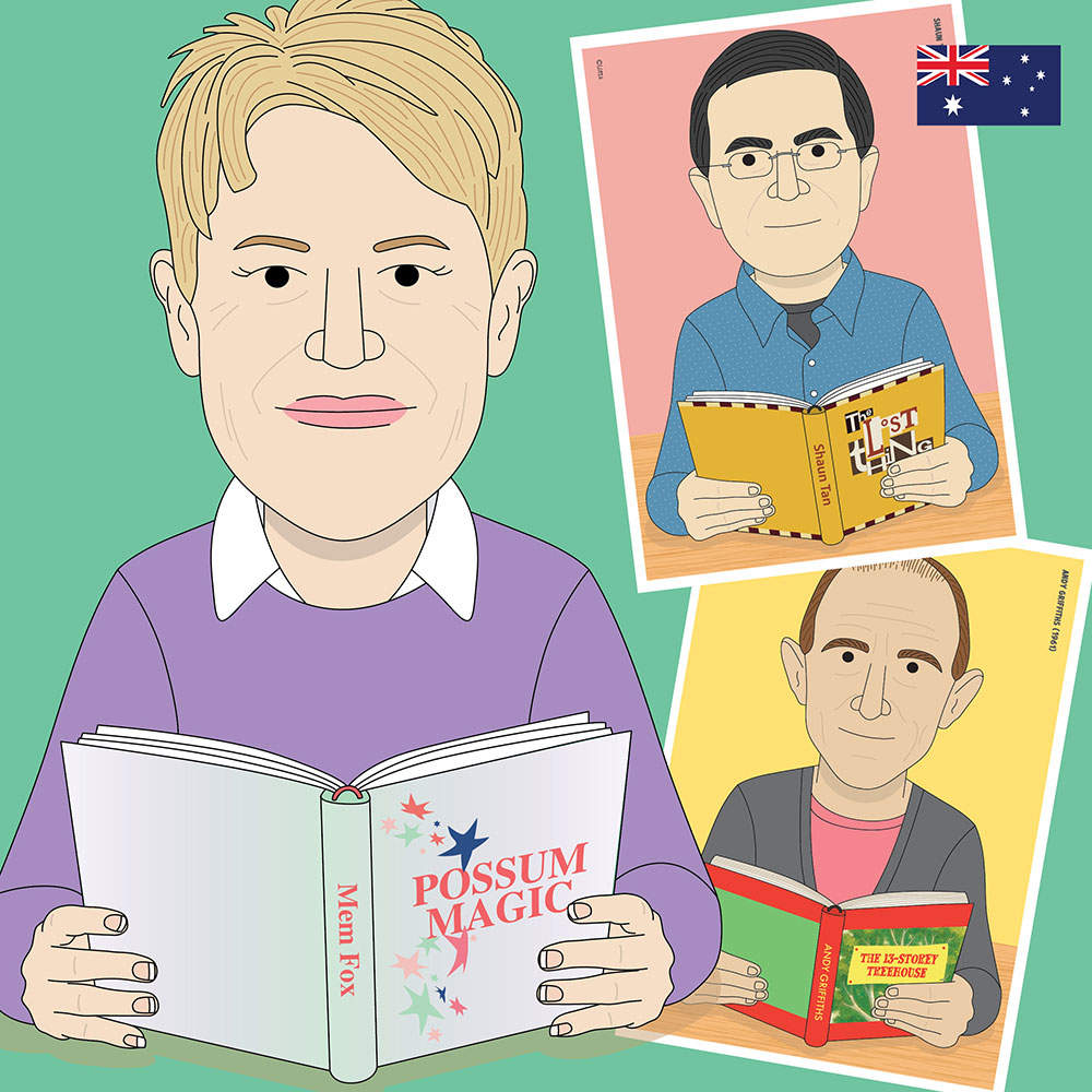 Famous children’s author posters #5 | Australian authors for Book Week
