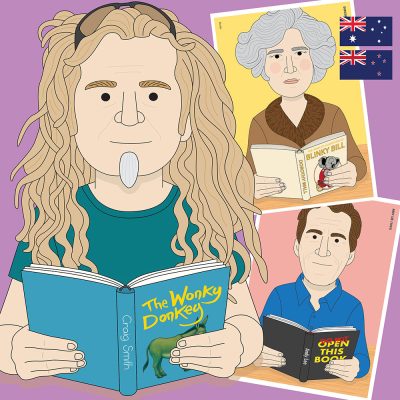 Famous children’s author posters #7 | Australian & NZ authors for Book Week