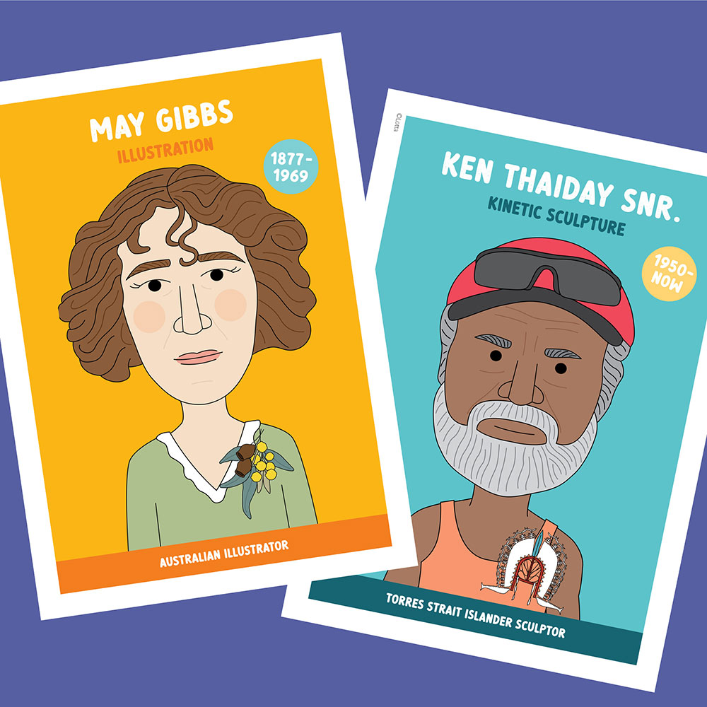 NEW LOOK Famous artist classroom posters #8 (20 Australian artists) - Image 3