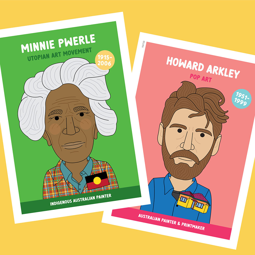 NEW LOOK Famous artist classroom posters #9 (20 Australian artists) - Image 3