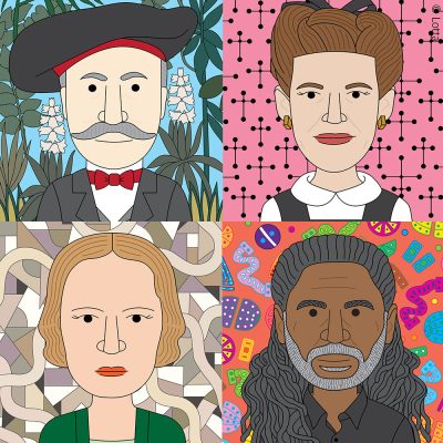 Famous artist pattern posters 9 (10 artists)