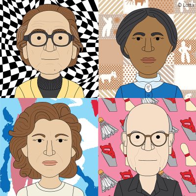 Famous artist pattern posters 8 (10 artists)