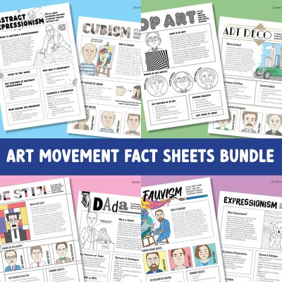 Art movement fact sheet bundle (all 20)